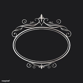 Vintage swirl blank badge | Free stock vector - 554075
