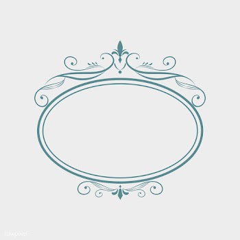 Vintage swirl blank badge | Free stock vector - 554078