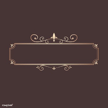 Vintage swirl blank badge | Free stock vector - 554093