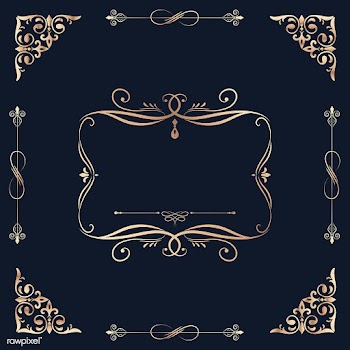 Vintage swirl blank badge | Free stock vector - 554094