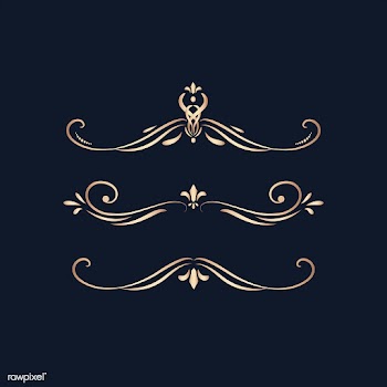 Vintage swirl design elements | Free stock vector - 553990