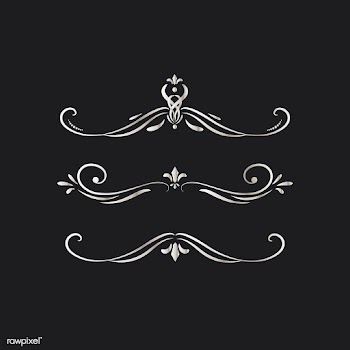 Vintage swirl design elements | Free stock vector - 553993