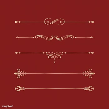 Vintage swirl design elements | Free stock vector - 554003