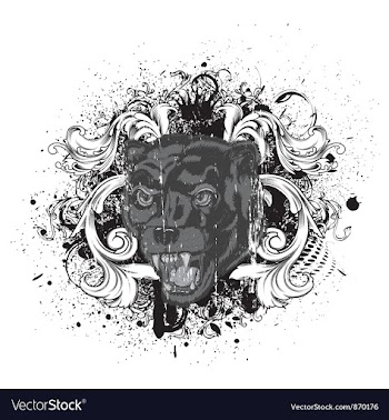Vintage t-shirt design with animal face vector image