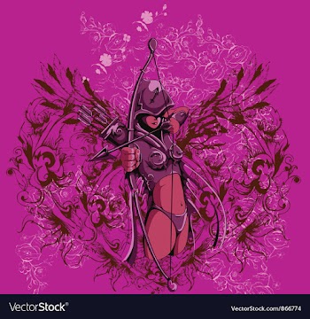 Vintage t-shirt disign with warriror vector image