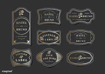 Vintage tags and labels | Free stock vector - 542796