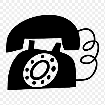 Vintage telephone png object silhouette, | Free PNG - rawpixel
