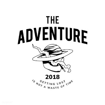 Vintage the adventure text design vector | Free stock vector - 517000
