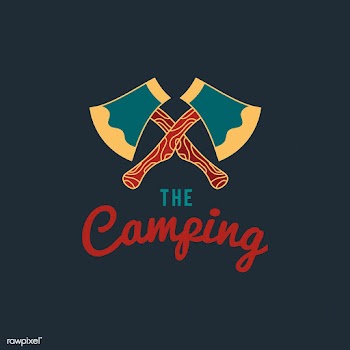Vintage the camping logo text design vector | Free stock vector - 517043