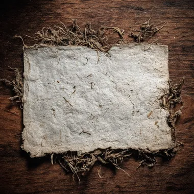 Vintage Torn Paper on Wooden Background Vintage Torn Paper on Wooden Background
