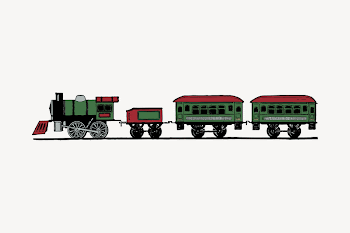 Vintage train collage element illustration | Free Vector - rawpixel