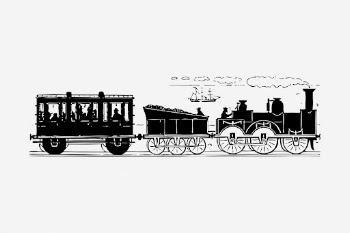 Vintage train hand drawn illustration. | Free Photo - rawpixel