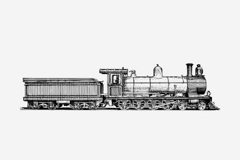 Vintage transport train hand drawn | Free Photo - rawpixel