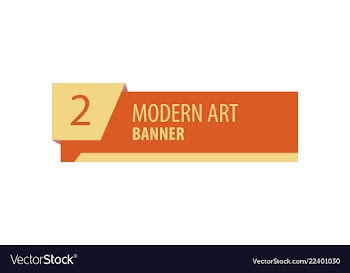 Vintage trendy with text colorful old banner vector image