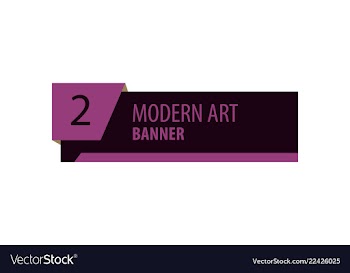 Vintage trendy with text colorful old banner vector image