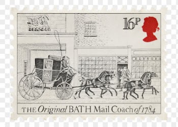Vintage UK stamp png with Bath | Free PNG - rawpixel