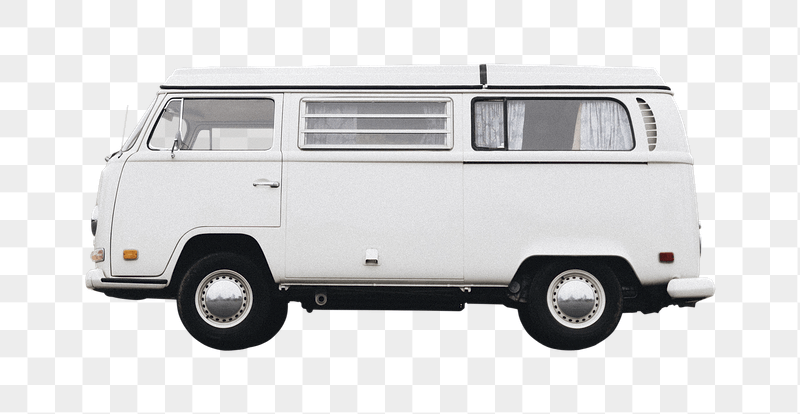 Vintage van png sticker, transparent | Free PNG - rawpixel
