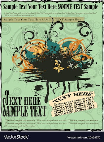 Vintage vector image