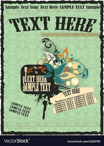 Vintage vector image