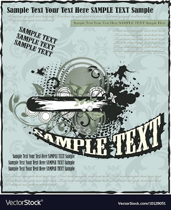 Vintage vector image