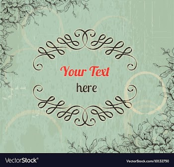 Vintage vector image