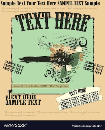 Vintage vector image