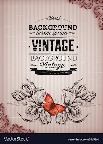 Vintage vector image
