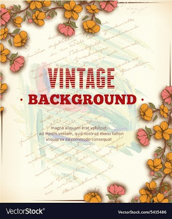 Vintage vector image