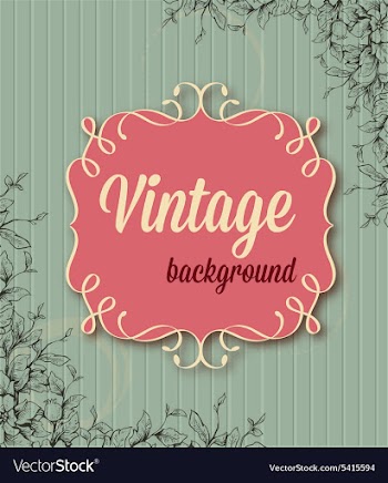 Vintage vector image