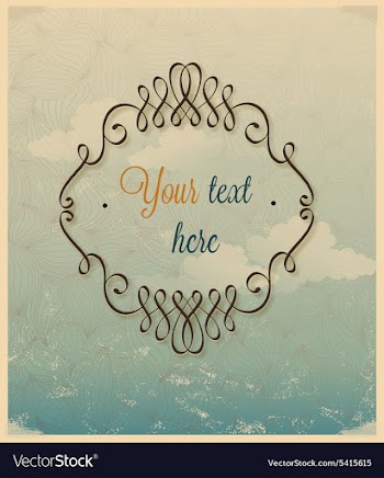 Vintage vector image