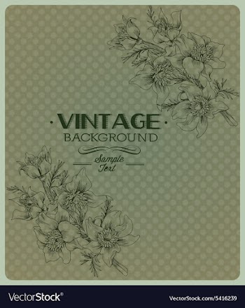 Vintage vector image