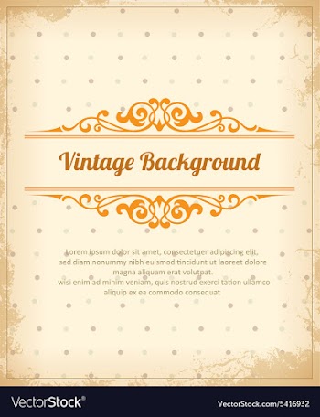 Vintage vector image