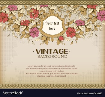 Vintage vector image