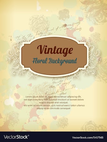Vintage vector image