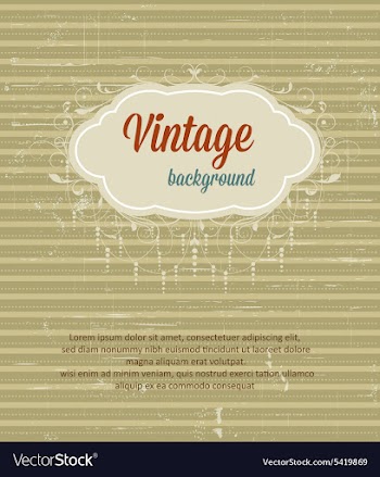 Vintage vector image