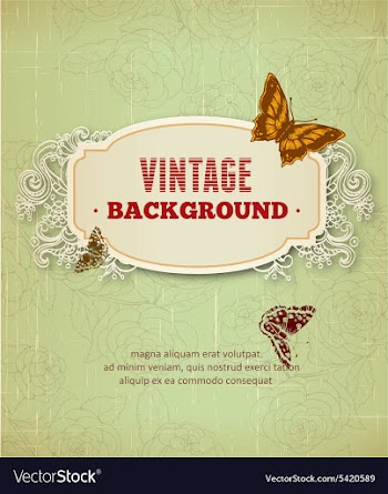 Vintage vector image