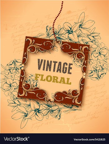 Vintage vector image