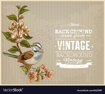 Vintage vector image