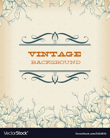 Vintage vector image