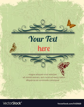 Vintage vector image