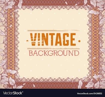 Vintage vector image