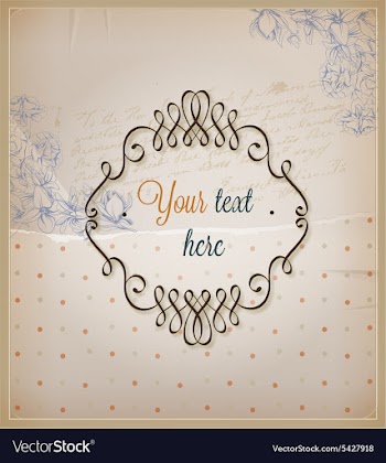 Vintage vector image