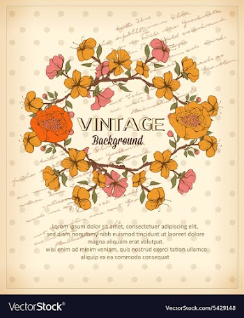 Vintage vector image