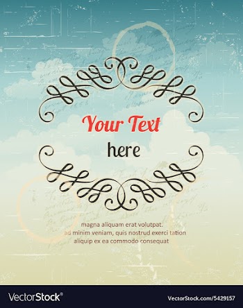 Vintage vector image