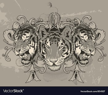Vintage vector image