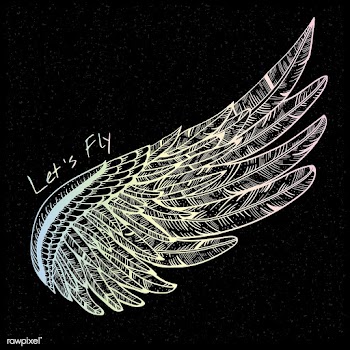 Vintage vector wing  | Free stock vector - 4331