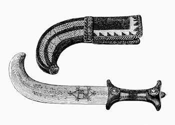 Vintage Victorian dagger | Free stock vector - 556723