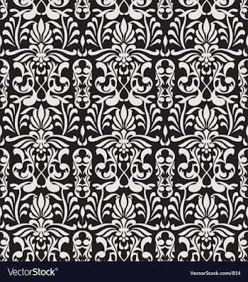 Vintage wallpaper vector image