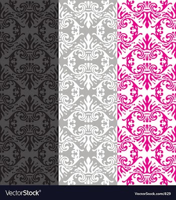 Vintage wallpaper vector image