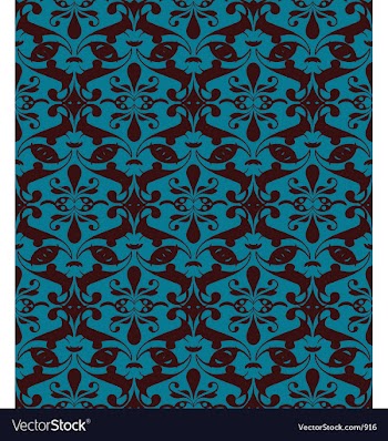 Vintage wallpaper vector image
